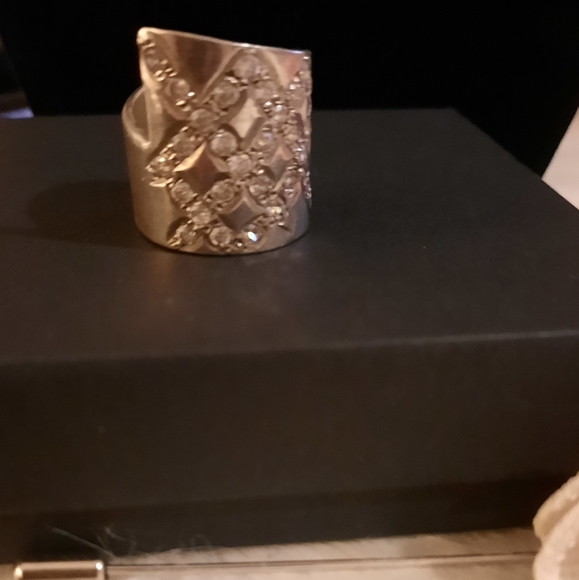 Solid 925 ring cz bypass cigar band ring stamped 925 sterling silver - Picture 9 of 14